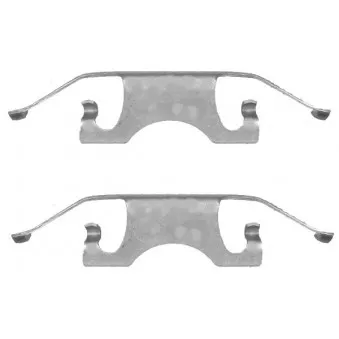 Kit d'accessoires, étrier de frein HELLA PAGID 8DZ 355 201-341