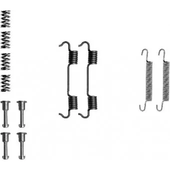 Kit d'accessoires, mâchoires de frein de stationnement HELLA PAGID 8DZ 355 201-801