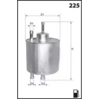 Filtre à carburant LUCAS FILTERS LFPF028