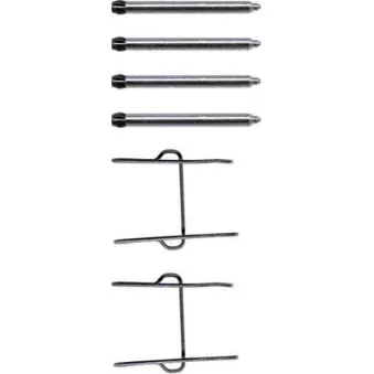 Kit d'accessoires, plaquette de frein à disque HELLA PAGID 8DZ 355 202-251
