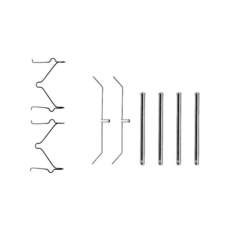 Kit d'accessoires, plaquette de frein à disque HELLA PAGID 8DZ 355 202-361