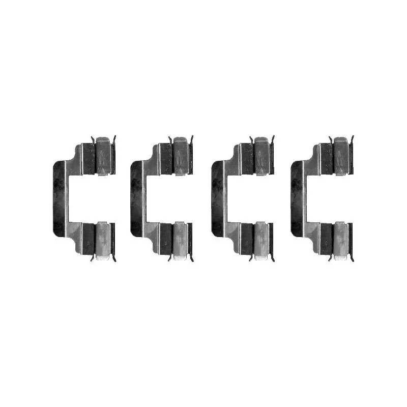 Kit d'accessoires, plaquette de frein à disque HELLA PAGID 8DZ 355 202-701