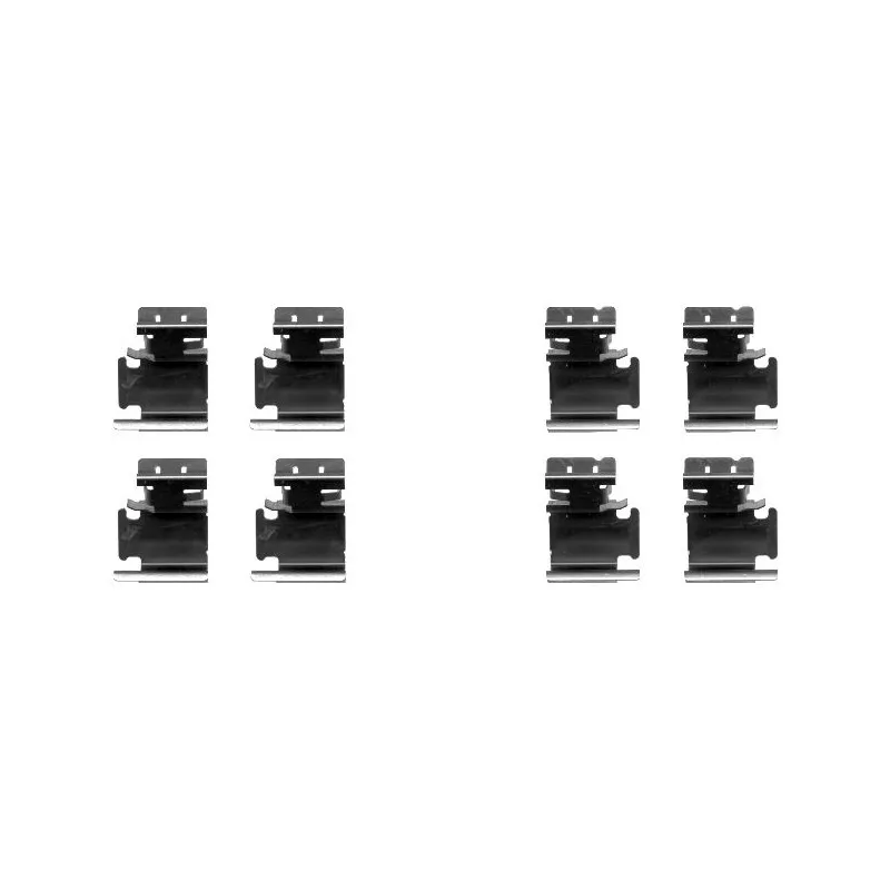 Kit d'accessoires, plaquette de frein à disque HELLA PAGID 8DZ 355 203-061