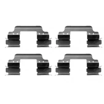 Kit d'accessoires, plaquette de frein à disque HELLA PAGID 8DZ 355 203-141