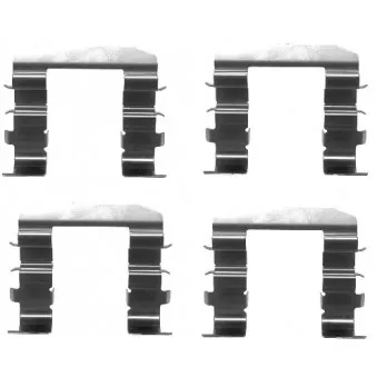 Kit d'accessoires, plaquette de frein à disque HELLA PAGID 8DZ 355 203-261
