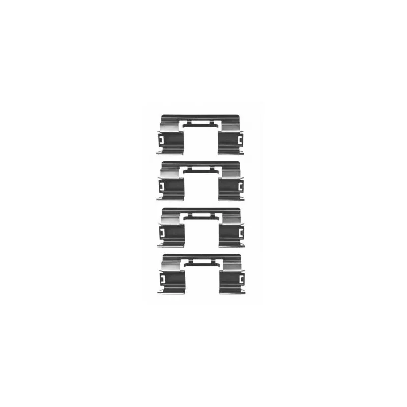 Kit d'accessoires, plaquette de frein à disque HELLA PAGID 8DZ 355 204-351