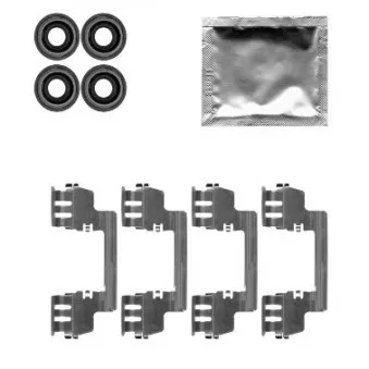 Kit d'accessoires, plaquette de frein à disque HELLA PAGID 8DZ 355 204-761