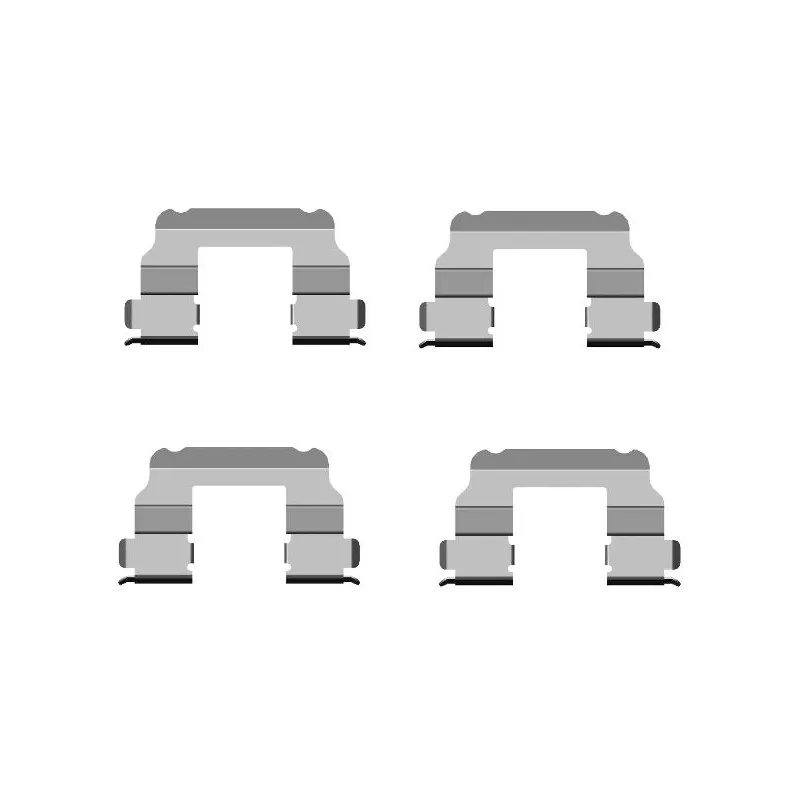 Kit d'accessoires, plaquette de frein à disque HELLA PAGID 8DZ 355 205-091