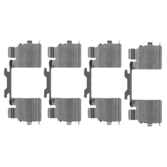 Kit d'accessoires, plaquette de frein à disque HELLA PAGID 8DZ 355 205-111