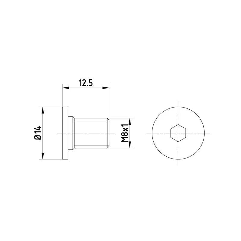 Vis, disque de frein HELLA PAGID 8DZ 355 209-021