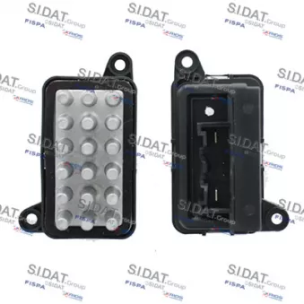 Régulateur, pulseur d'air habitacle SIDAT 10.6036