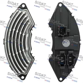 Régulateur, pulseur d'air habitacle SIDAT 10.6043