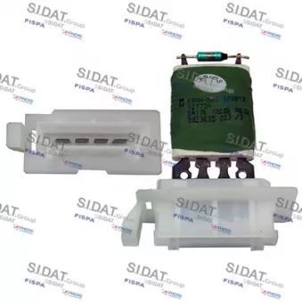 Résistance, pulseur d'air habitacle SIDAT 10.9051