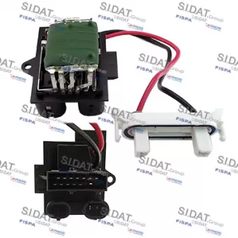 Prérésistance, moteur électrique (ventilateur de radiateur) SIDAT 10.9057