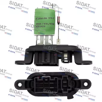 Résistance, pulseur d'air habitacle SIDAT 10.9094
