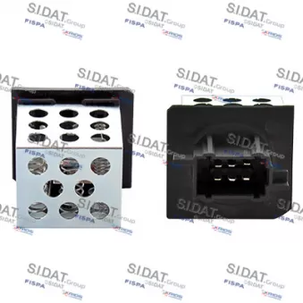 Prérésistance, moteur électrique (ventilateur de radiateur) SIDAT 10.9140