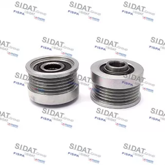 Poulie roue libre, alternateur SIDAT 455214