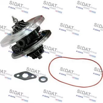 Groupe carter, turbocompresseur SIDAT 47.043