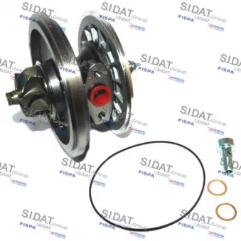Groupe carter, turbocompresseur SIDAT 47.254