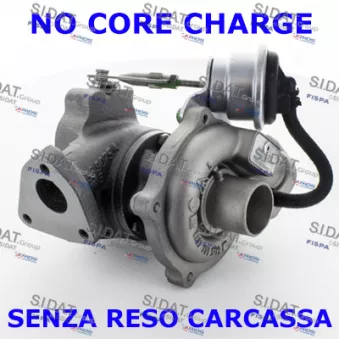 Turbocompresseur, suralimentation SIDAT 49.004R