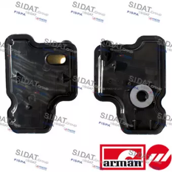 Couvercle du carter, filtre hydraulique (boîte automatique) SIDAT 56125AS