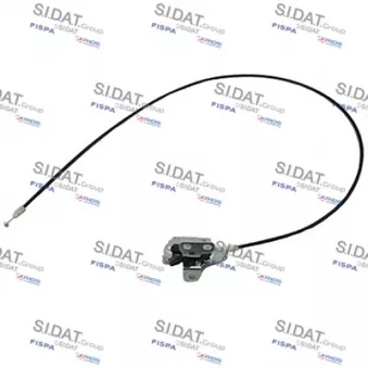 Serrure de porte arrière gauche SIDAT 610426