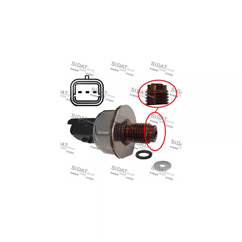 Capteur, pression de carburant SIDAT 81.104