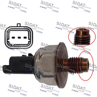 Capteur, pression de carburant SIDAT 81.380