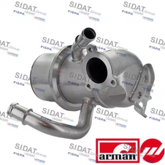 Radiateur, réaspiration des gaz d'échappement SIDAT 83.1669AS