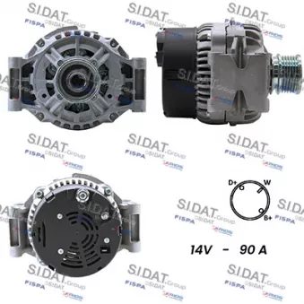 Alternateur SIDAT A12BH0082A2