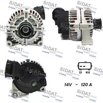Alternateur SIDAT A12BH0122A2