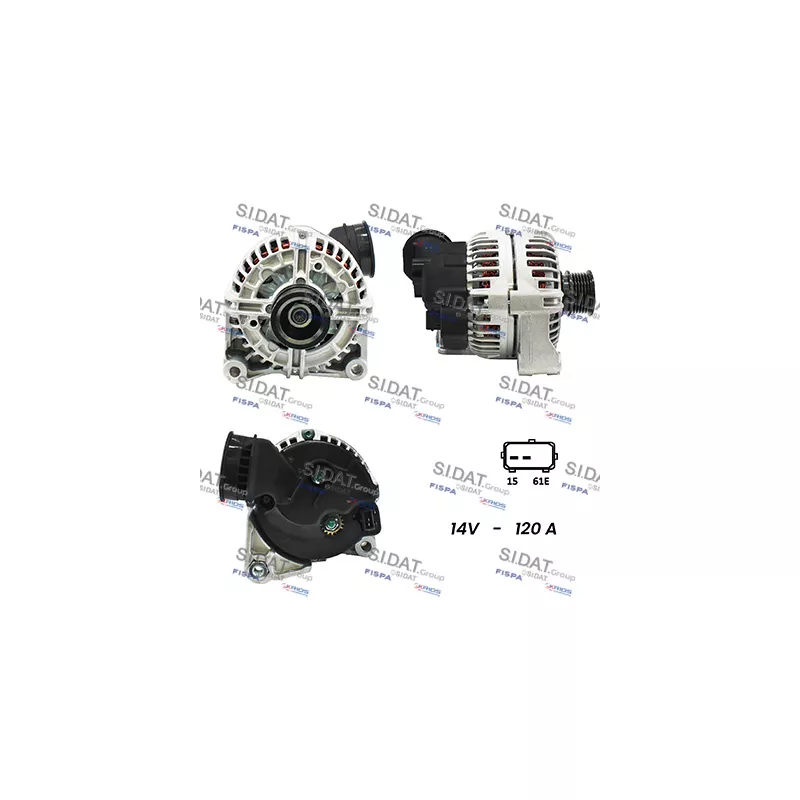 Alternateur SIDAT A12BH0122A2