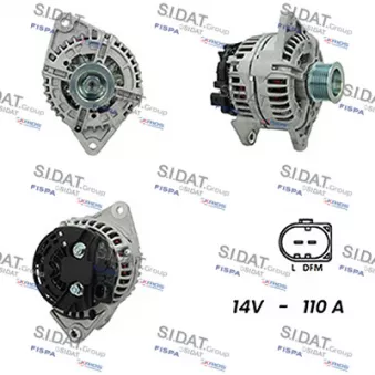 Alternateur SIDAT A12BH0190A2