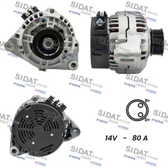 Alternateur SIDAT A12BH0387A2