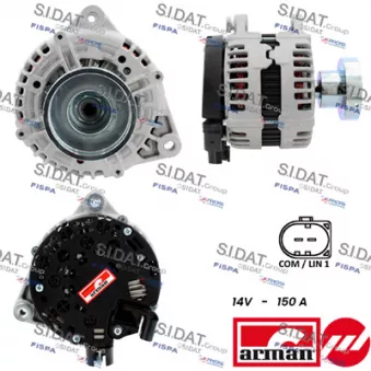 Alternateur SIDAT A12BH0428AS