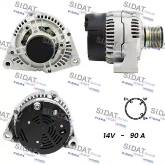 Alternateur SIDAT A12BH0552A2