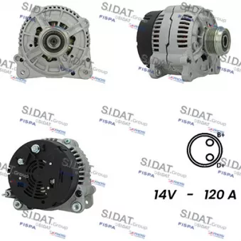 Alternateur SIDAT A12BH0838A2