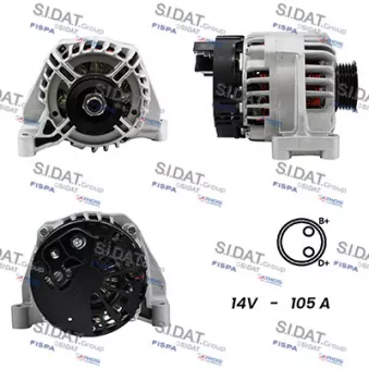 Alternateur SIDAT A12DE0007A2