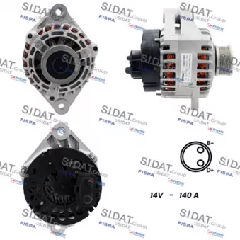 Alternateur SIDAT A12DE0009