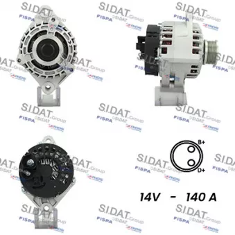 Alternateur SIDAT A12DE0009A2