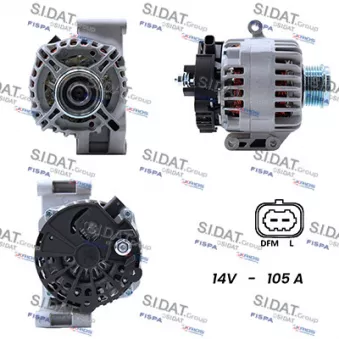 Alternateur SIDAT A12DE0051A2