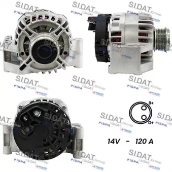 Alternateur SIDAT A12DE0327A2