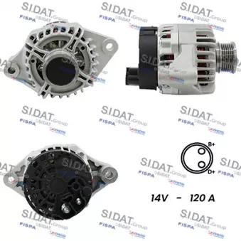 Alternateur SIDAT A12DE0544A2
