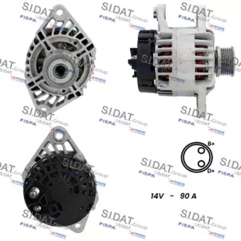 Alternateur SIDAT A12DE1142A2