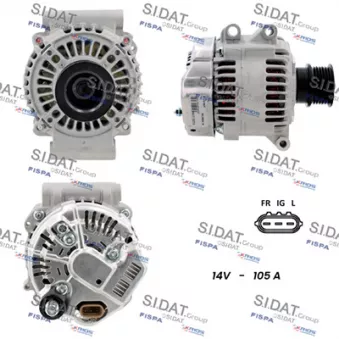 Alternateur SIDAT A12DE1218A2