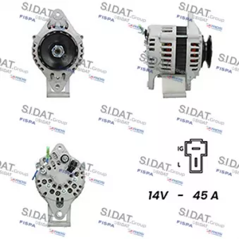 Alternateur SIDAT A12HT0117A2