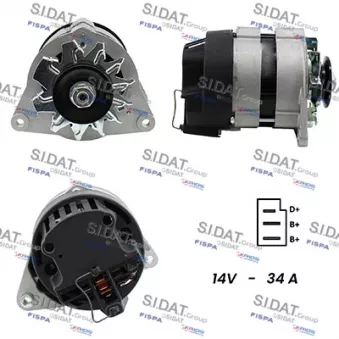 Alternateur SIDAT A12LU0300A2