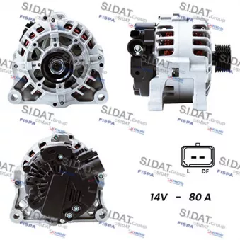Alternateur SIDAT A12VA0025A2