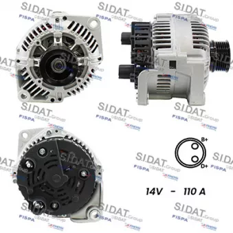 Alternateur SIDAT A12VA0038A2