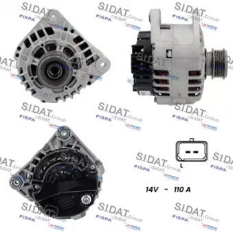 Alternateur SIDAT A12VA0043A2